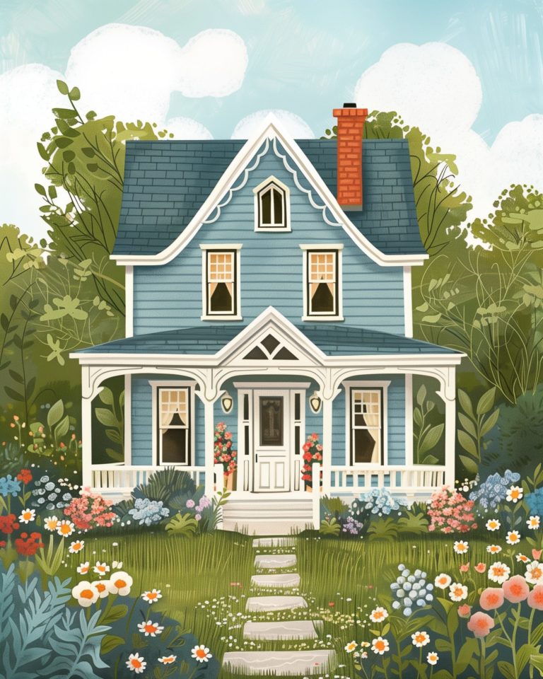 The Little Blue House
